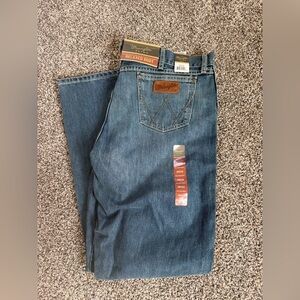 Wrangler Men's Retro Relaxed Boot Cut Blue Jeans Size 36x34